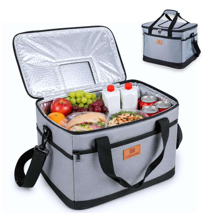 Straame 30L Insulated Cooler Bag, Grey @ Shop In & Out / FBA