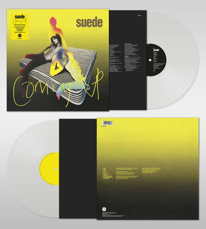 Suede Coming Up 25th Anniversary 180gm clear Vinyl album