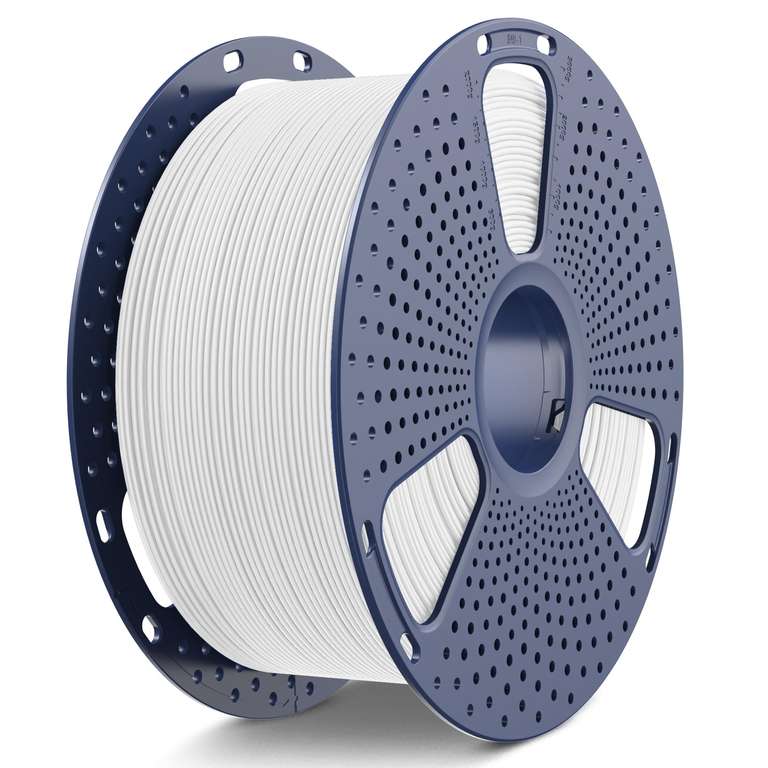 SUNLU 3KG PLA Matte 3D Printer Filament 1.75mm, White - w/Voucher, Sold by SUNLU-EU / FBA