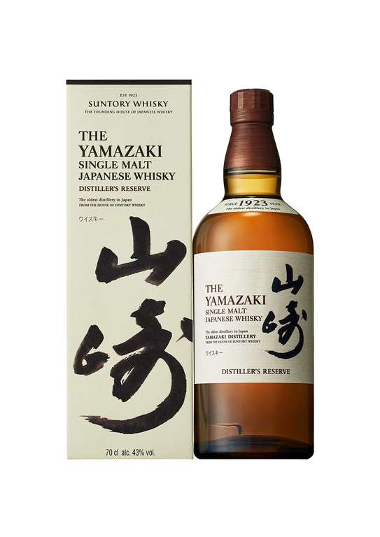 Suntory Japanese Whisky - Yamazaki Distillers Reserve - Bordeaux, Sherry & Mizunara Casks - Cherry, Raspberry & White Peach. 70 cl. 43% ABV