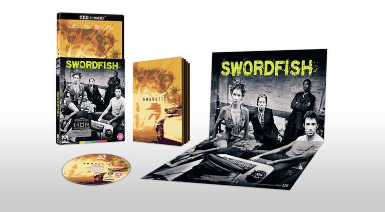 Swordfish Limited Edition 4K UHD [Blu-ray] [Region Free] - Suitable for 15 years and over