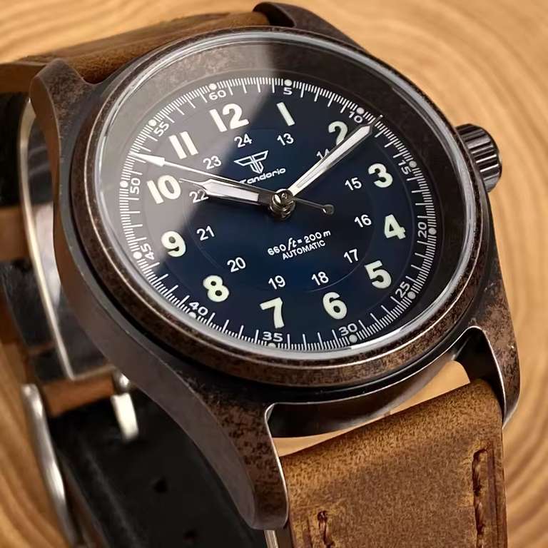 Tandorio 36mm Automatic Watch ( Miyota 8215 / Sapphire Glass / PVD Coating ) @Tandorio_watch Store