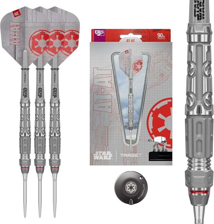Target Star Wars AT-AT 90% Tungsten Steel Tip Darts 25g 3 for 2 - Target Darts FBA