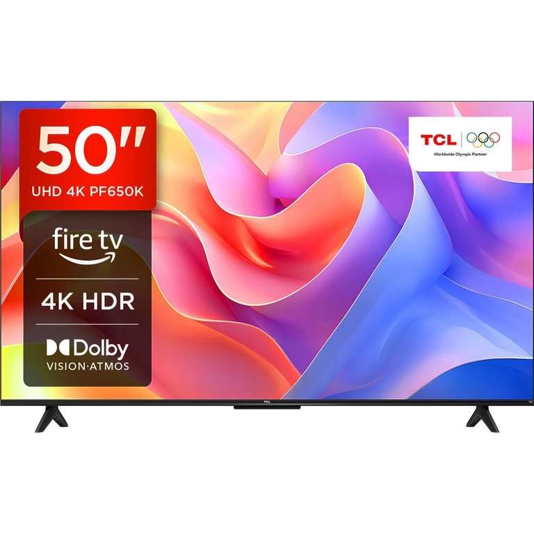 TCL 50PF650K 50-inch 4K Ultra HD, HDR TV, Smart LED Fire TV