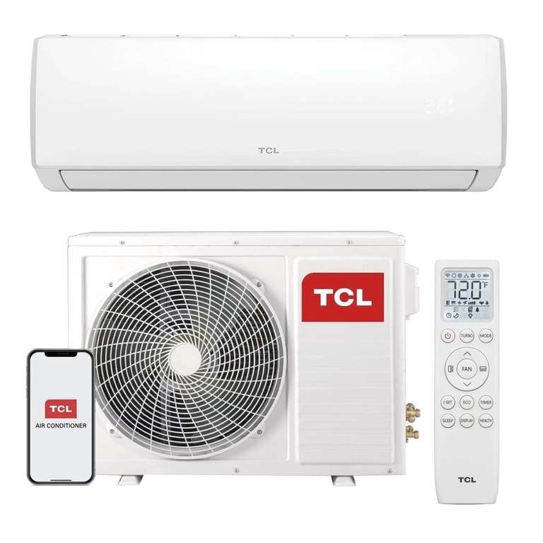 TCL TAC12CH 12000 BTU Smart A++ Wall Mounted Split Air Conditioner with Heat Pump W/Code - Sold by buyitdirectdiscounts