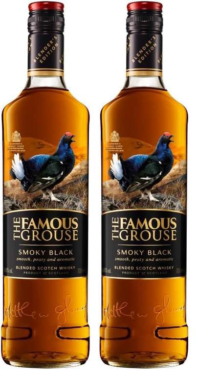The Famous Grouse Smoky Black Blended Scotch Whisky, 70 cl (Pack of 2)