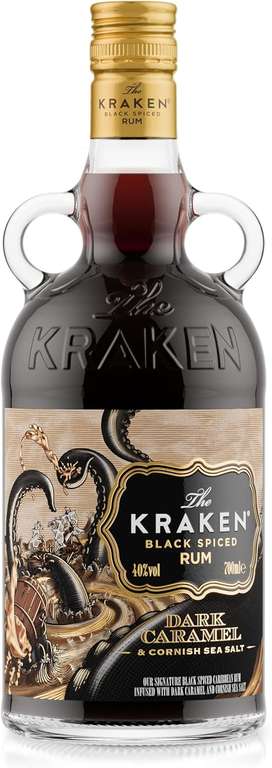 The Kraken Dark Caramel & Cornish Sea Salt Black Spiced Rum 70cl