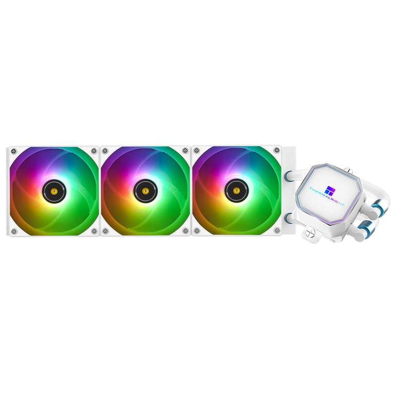 Thermalright Frozen Notte 240 WHITE ARGB V2 Water Cooling CPU Cooler, Double PWM Fans, S-FDB Bearings - Sold by THERMALRIGHT.EUR / FBA