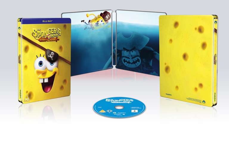 The Spongebob Movie: Search for SquarePants Blu-Ray SteelBook