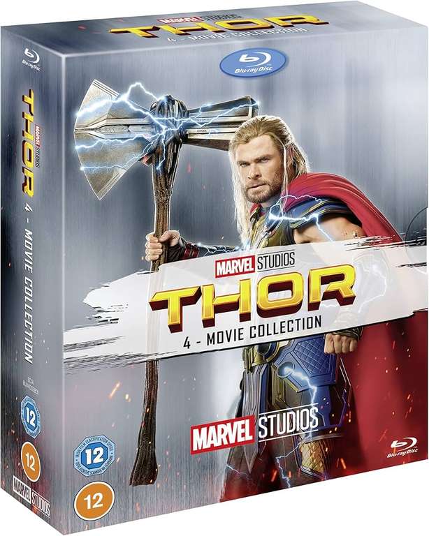 Thor: 4-Movie Collection [12] Blu-ray Box Set W/Code @ Tom’s Bargains