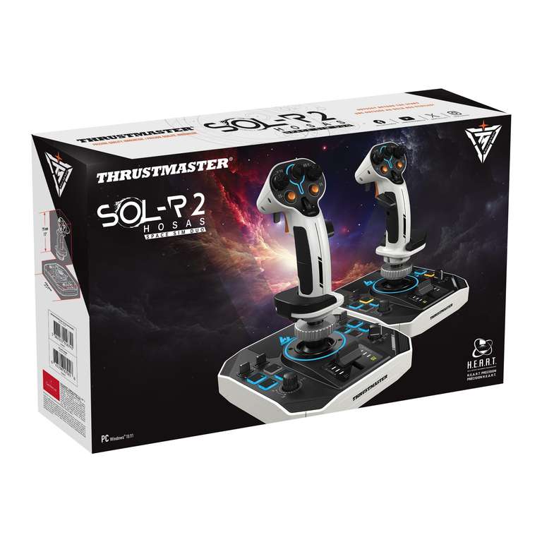 Thrustmaster Sol-R 2 HOSAS Space Sim Duo – Dual Flight Stick Set for PC