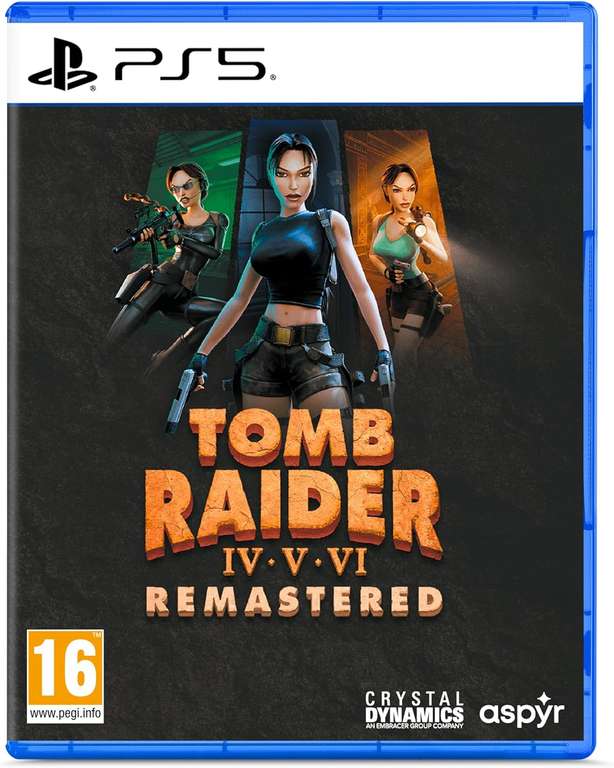 Tomb Raider IV-VI Remastered Starring Lara Croft - Nintendo Switch Game