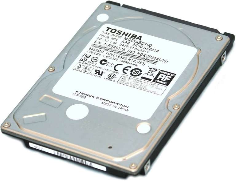 TOSHIBA 1TB 2.5" Laptop Internal SATA HDD Hard Drive MQ01ABD100 - sold by Currys Clearance