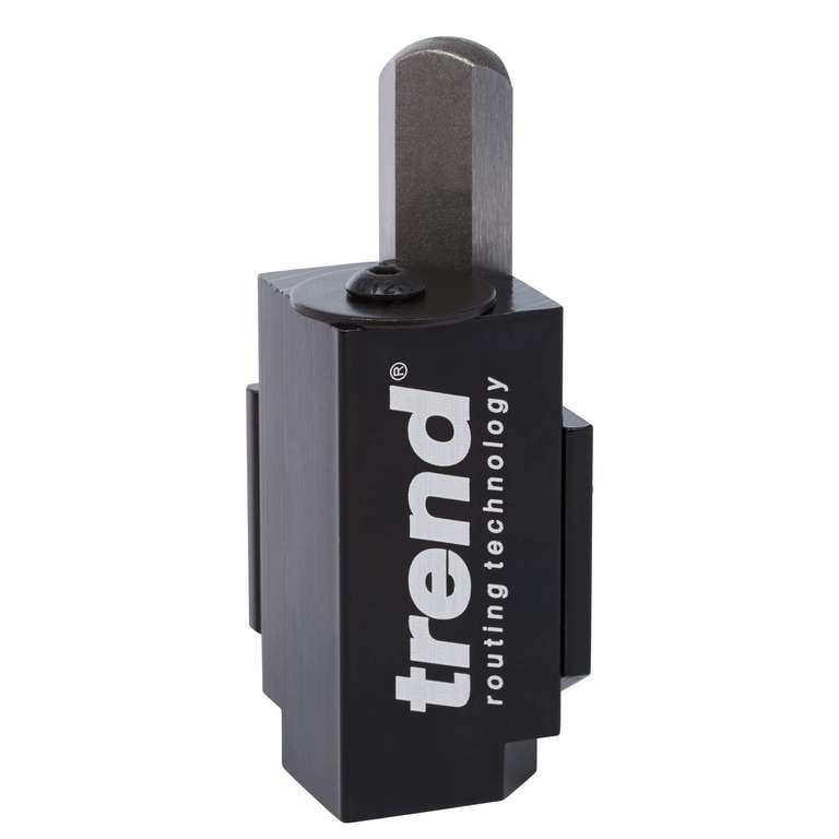 Trend Hinge Recess Squaring Corner Chisel, 70mm, Black