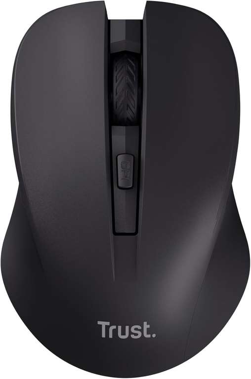 Trust Mydo Silent Wireless Mouse, 1000-1800 DPI - black & green