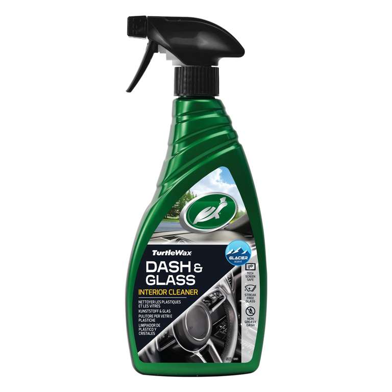 Turtle Wax 51783 Dash & Glass Car Dashboard & Window Screen Shine 500ml