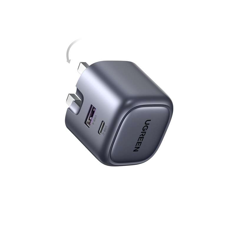 UGREEN 2-Port 35W Nexode PD Compact Foldable GaN Charger - Sold by UGREEN GROUP LIMITED UK FBA