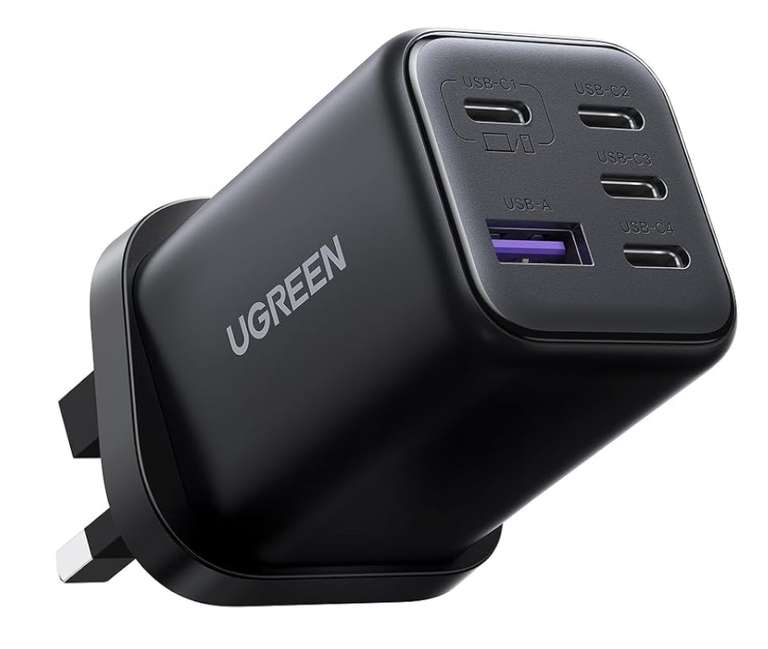 UGREEN 45W USB C Charger Plug, 5-Port GaN Fast Charging (Prime Exclusive) - Sold By UGREEN GROUP LIMITED UK / FBA