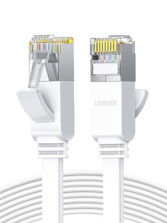 UGREEN Cat 6 Ethernet Cable 10M, Flat 1Gbps Pure Copper RJ45 - Sold by UGREEN GROUP LTD UK / FBA