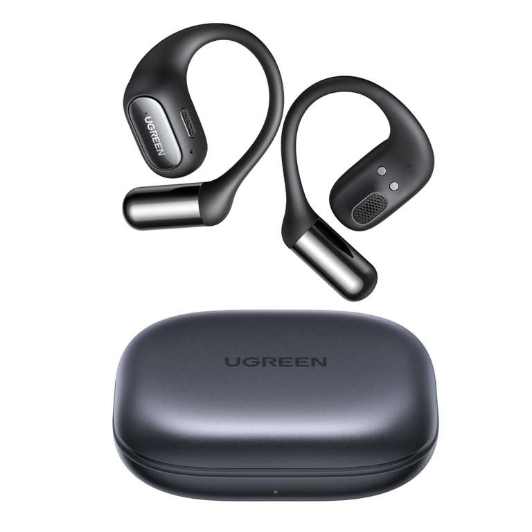 UGREEN FitBuds 2 Open-Ear Headphones – 4-Mic ENC, Spatial Audio, 28H, IPX5, BT 6.0 @ Ugreen /FBA