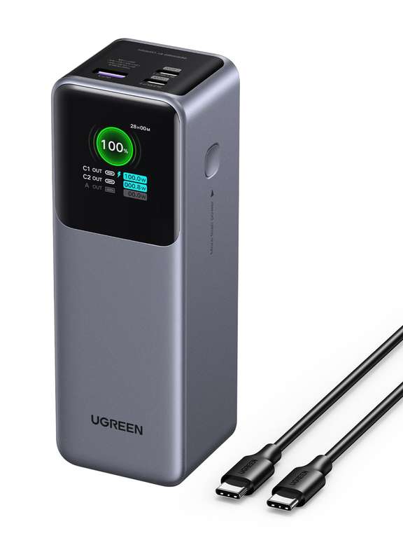 UGREEN Nexode Power Bank 25000mAh 200W PD 3.1 Laptop Portable Charger - Sold by UGREEN GROUP LIMITED UK / FBA