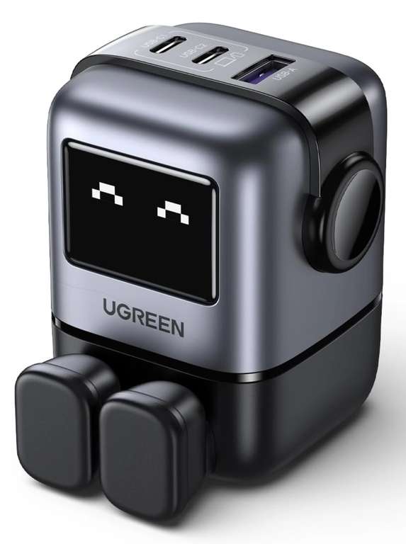 UGREEN Uno 65W GaN USB-C Charger, 3-Port, Fast Charging, MacBook, iPhone, Galaxy, Pixel & Steam Deck, Sold by UGREEN GROUP LIMITED UK / FBA