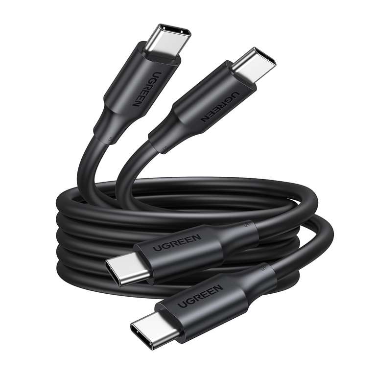 UGREEN USB C to C Charger Cable 100W 2 Pack Fast Charge, 1M - prime price - Sold by UGREEN GROUP LIMITED UK FBA