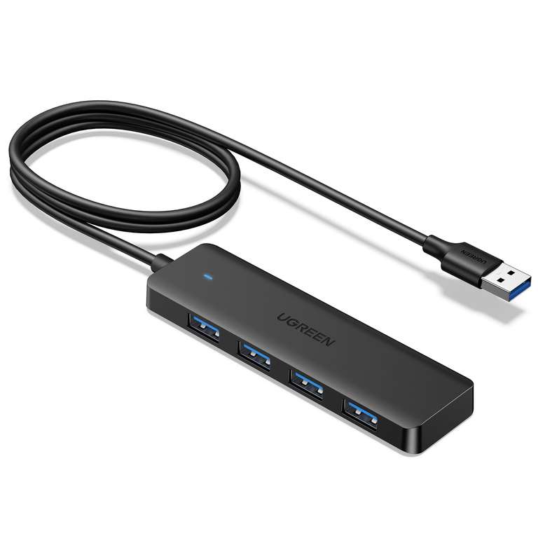 UGREEN USB Hub 3.0, 4 Port with 5Gbps Data Transfer - 15cm - Prime Price - Sold by UGREEN GROUP LIMITED UK FBA