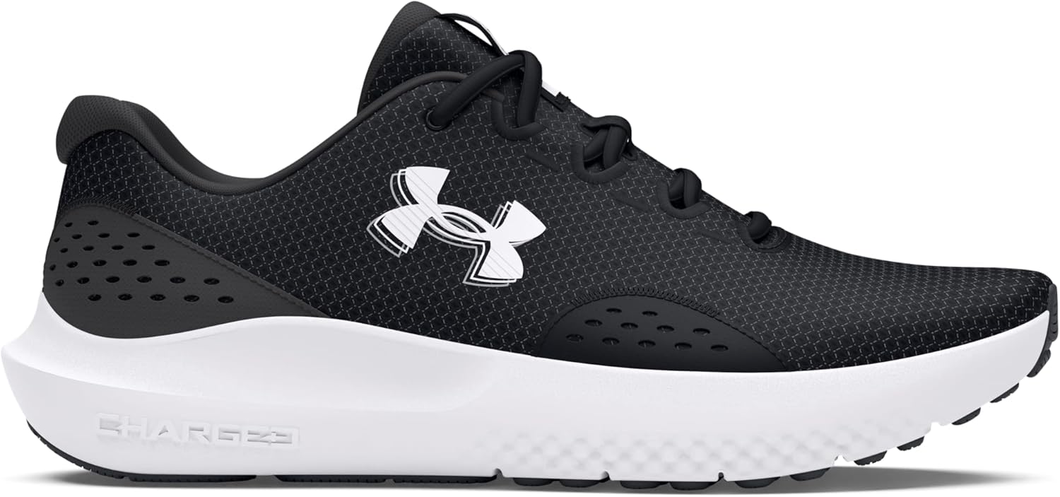 Under Armour UA Charged Surge 4 Men’s Running Shoe - White Halo Grey/ Marine odd Grey