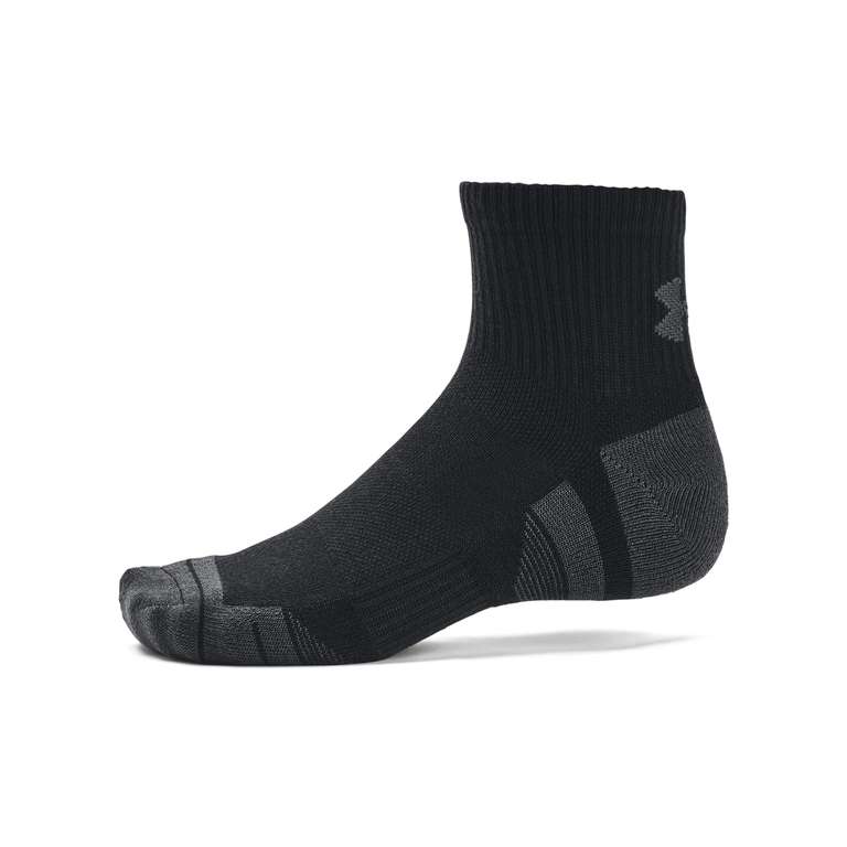 Under Armour Unisex Performance Tech Socks 3pk Grey M/L/XL