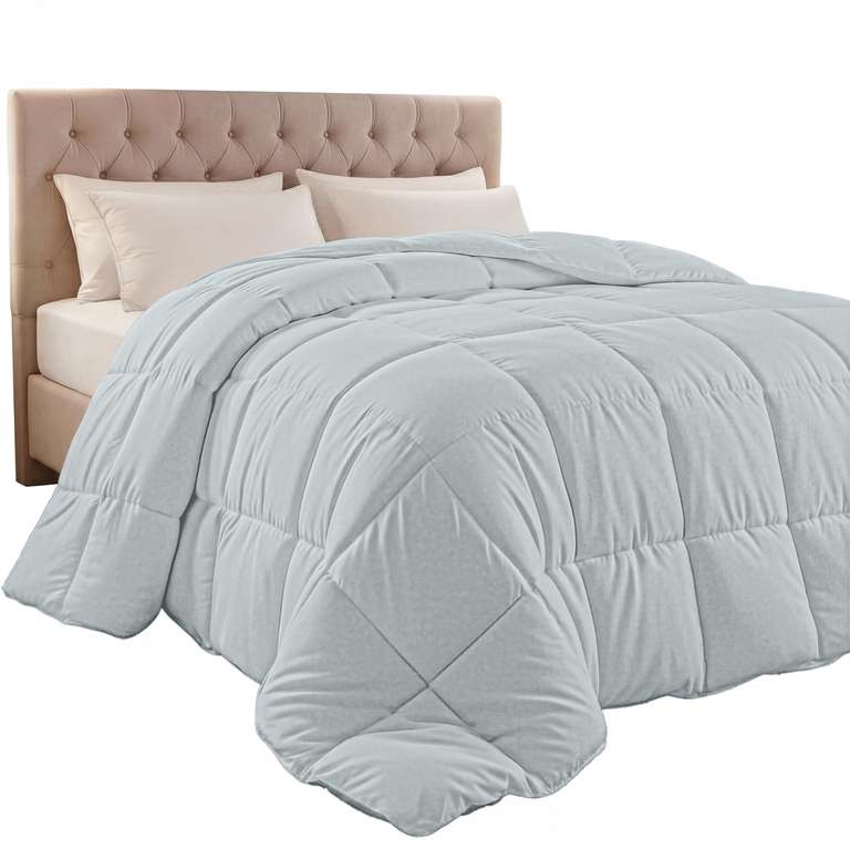 Utopia Bedding Comforter Duvet Insert - Twin, Light Grey