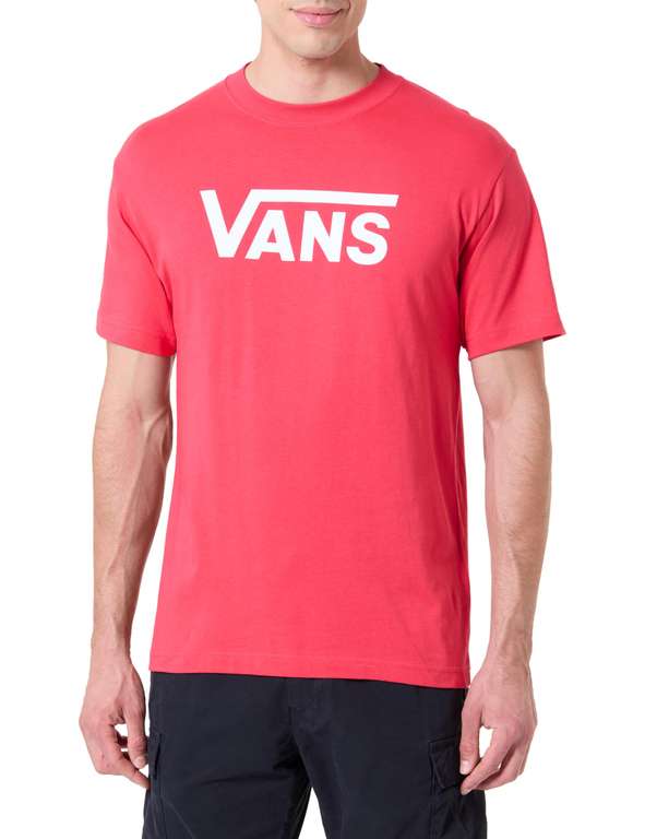 Vans Men's Classic Logo T-Shirt - Crimson Haze / Medium (Large £13.94)