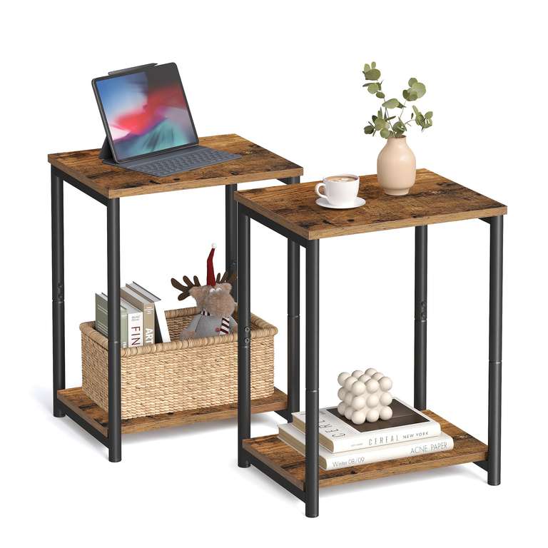 VASAGLE Set of 2 Side Tables