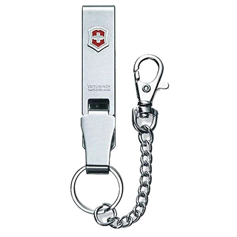 Victorinox Belt Pendant Keychain, Steel, Silver