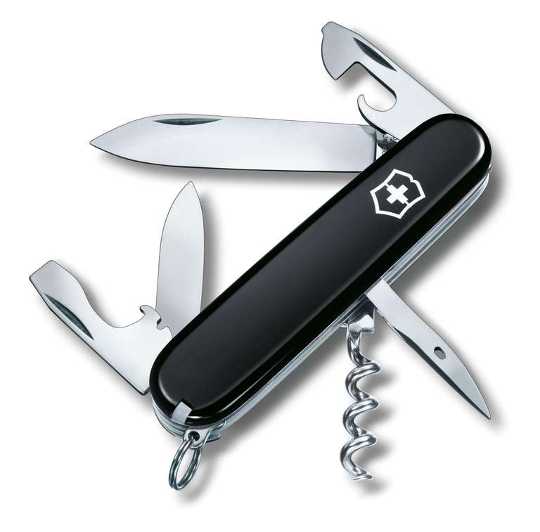 Victorinox Spartan Swiss Army Pocket Knife, 91 mm Length x 14.5 mm Height, Red