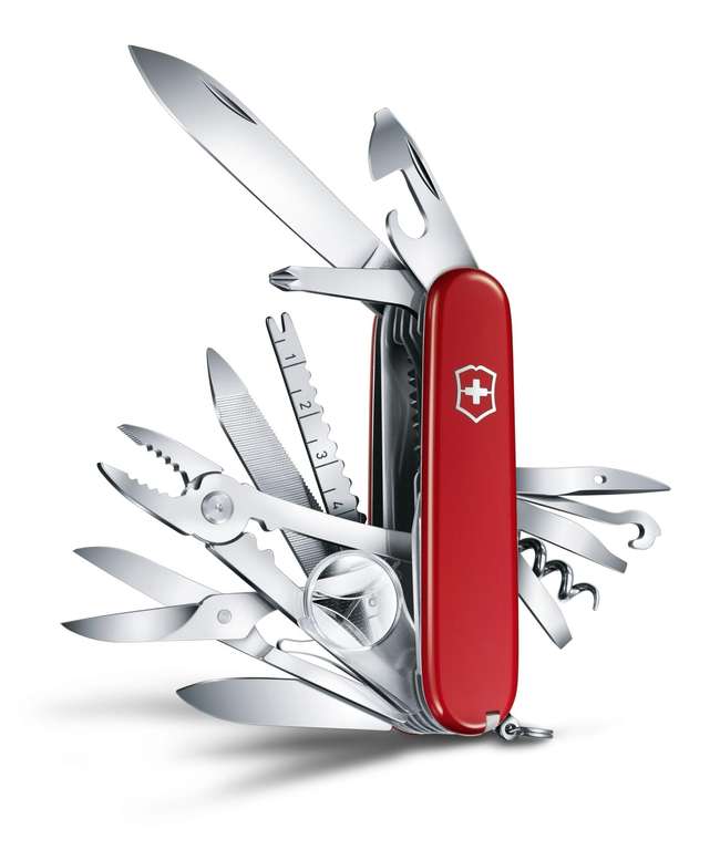 Victorinox Swiss Card, Swiss Made Pocket Tool, Credit Card Size, 10 Functions, Pen, Scissors