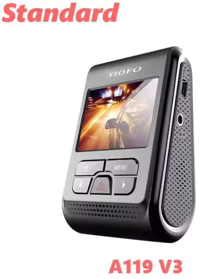 VIOFO A119 V3 2K Dashcam - Parking Mode G-Sensor Rota Lens 2560 *1600P DVR Super Night Vision - new customer by eAuto Global Store