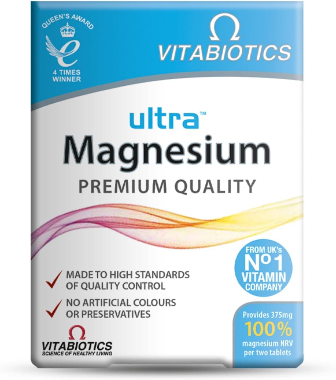 Vitabiotics Ultra Magnesium Supplement Tablets, 60 tablets - £2.89 / £2.75 S&S