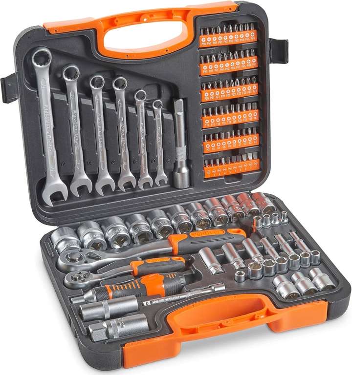 VonHaus 104-Piece Socket Wrench Tool Set - sold and dispatched by Vonhaus-UK