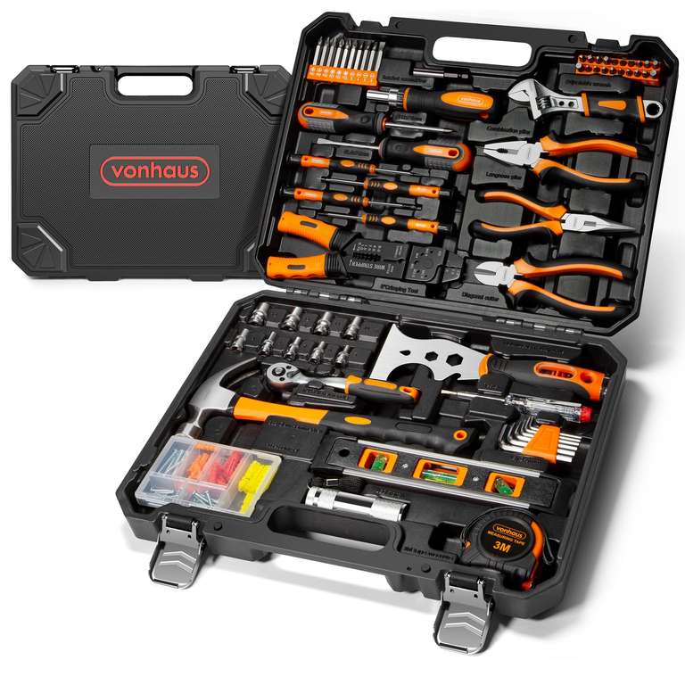 VonHaus Tool Kit - Ultimate 120pcs Tool Box - Sold by VonHaus UK