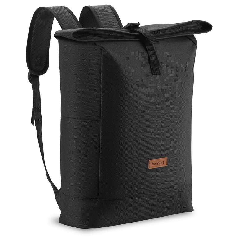 VonShef Roll-Top Cooler Backpack, 26L Insulated Picnic Backpack with Padded Shoulders & Removable Cooler Insert - Sold & Shipped by VonHaus