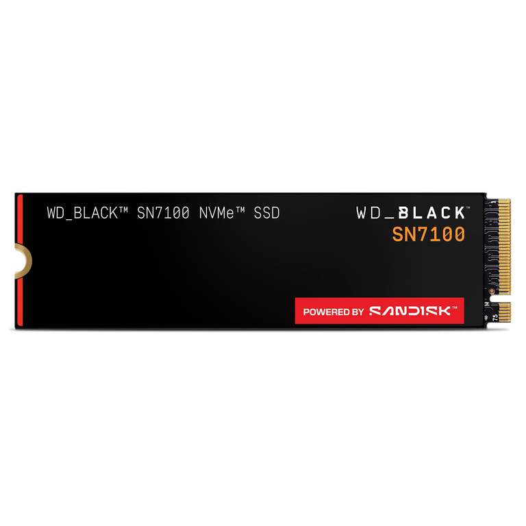 WD_BLACK SN7100 1TB NVMe SSD, M.2 2280, Read 7250 MB/s, Write 6,900 MB/s