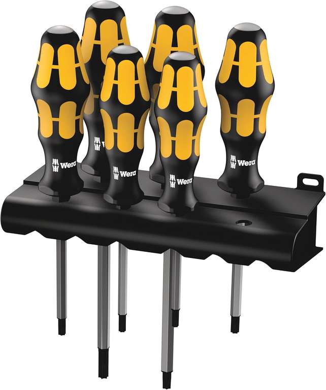 Wera 977/6 TORX Kraftform Chiseldriver screwdriver set, 6pc, 05024410001