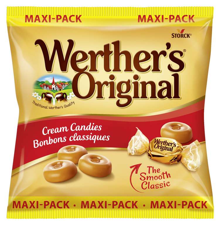 Werther's Original Butter Candies, Classic Creamy Caramel Treats, Gluten-Free & Vegetarian, 300 g (Pack of 1)