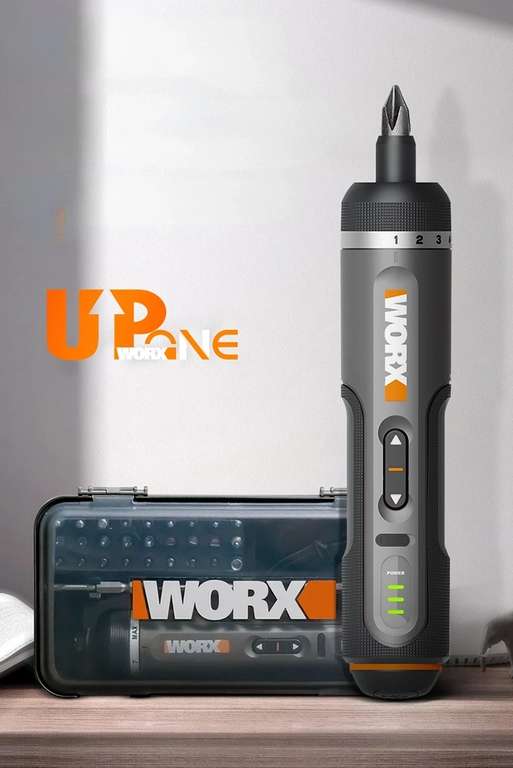 Worx 4V Mini Electrical Screwdriver Set WX240 - Sold by Global Home Tools Store