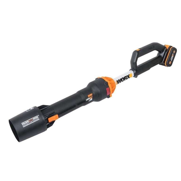 WORX Nitro WG543E 18V (20V Max) Cordless Leaf Blower - Lightweight 20V Brushless Motor - Early Prime Day Deal