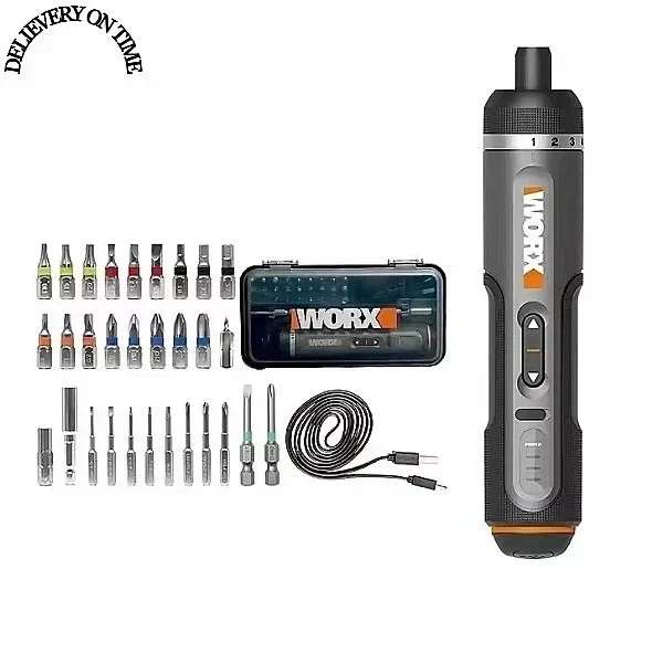 WORX WX242 4V Electrical Screwdriver Set Smart Cordless Electric Minidrill Tool. Sold by storeonthego