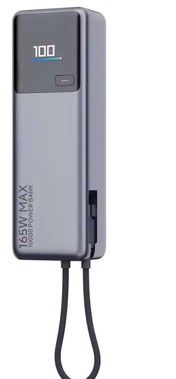 Xiaomi 165W Power Bank 10000mAh PB1165MI with coupon - Sold by Xiaomi Tech World Store
