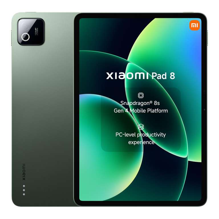 XIAOMI Pad 8, 11.2 Inch Tablet 8+128 GB, Snapdragon 8s Gen 4 Using Code Sold By Xiaomi Tech World (UK Del.)