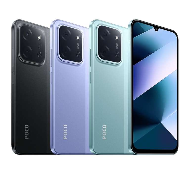 XIAOMI POCO C85 6+128GB 6.9" 120Hz Display MTek Helio G81-Ultra Octa-core 50MP AI dual camera All Colours 256GB £109 6000mAh